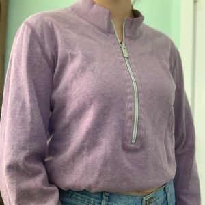 Quarter zip sweater